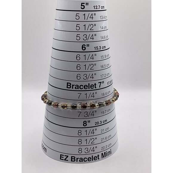 Mixed Beaded Stretch Bracelet - Picture 3 of 3